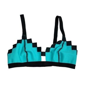 PIXEL‎ Bikini top in teal size L